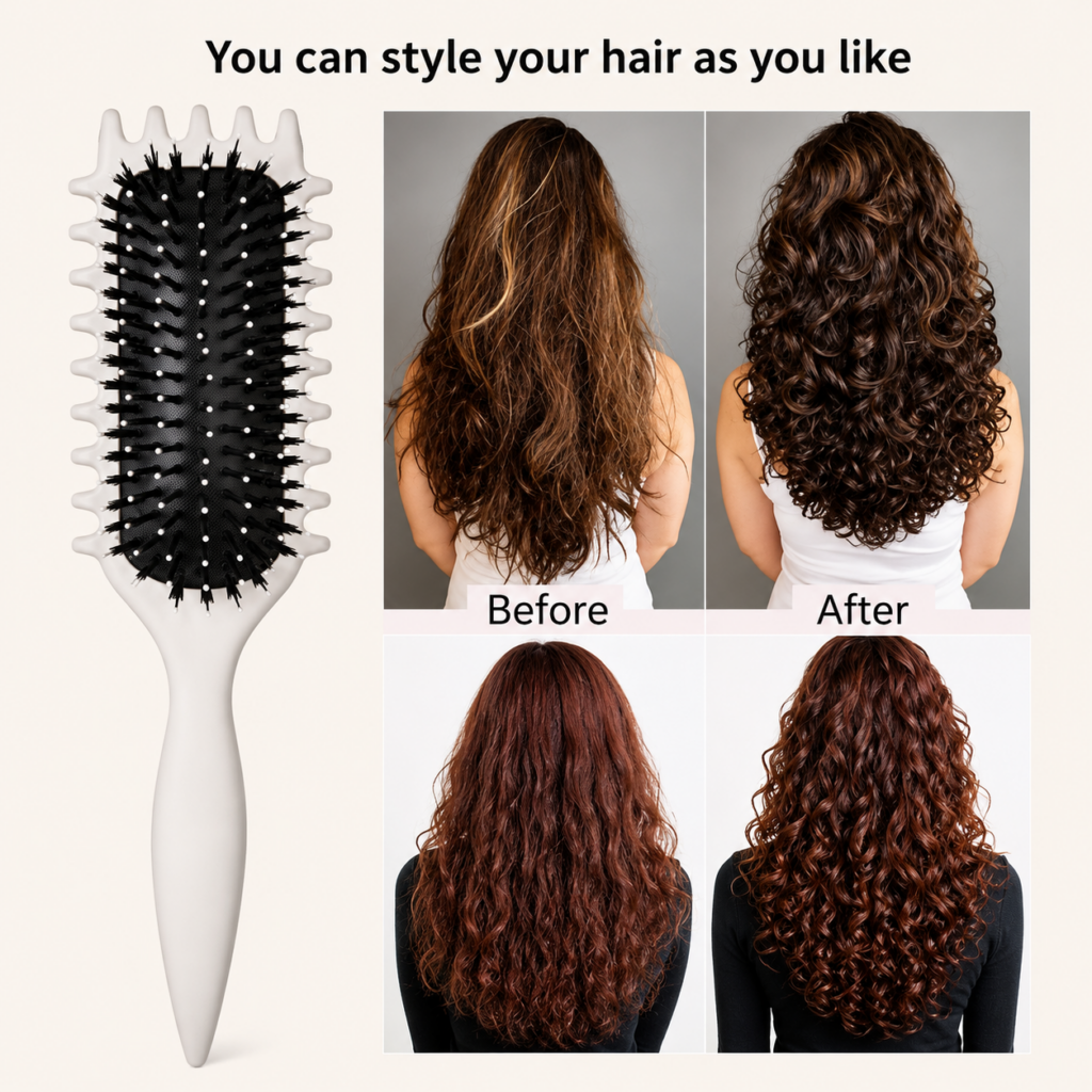 Curl defining brush